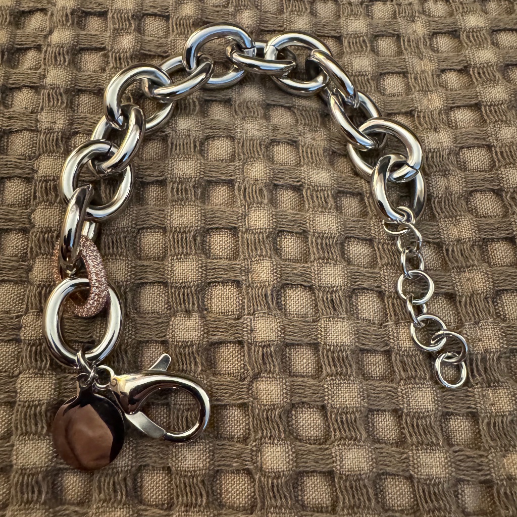Stainless Steel Big Link Bracelet